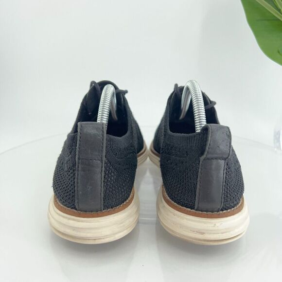 Cole Haan Mens OriginalGrand Knit Oxford Sneaker Size 8 M Black Stitchlite Shoe - Picture 7 of 13